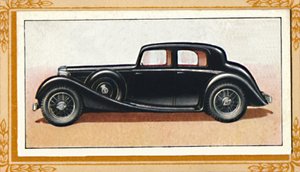 SS Jaguar 2 12-Liter Saloon, ca. 1936 door Unbekannt