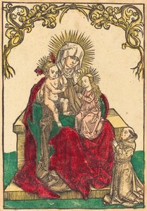 Sint Anna, De Madonna en Kind, en een Franciscaanse Monnik, ca. 1500