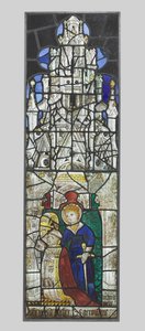 Sint-Catharina met een knielende mannelijke schenker, 1400s door Unbekannt