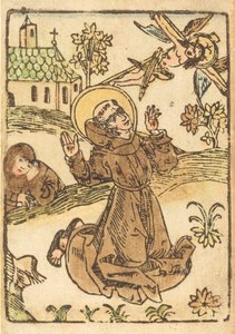 Sint Franciscus ontvangt de stigmata, ca. 1480
