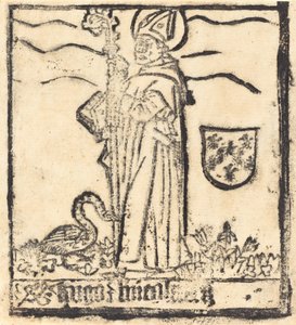 Sint Hugo van Lincoln of Sint Hugo van Avalon, waarschijnlijk 1460-1480 door Unbekannt