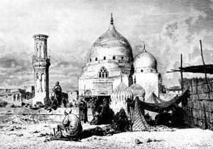 Moskee van Saint Ibrahim, Dessouk, Egypte, 1880 door Unbekannt