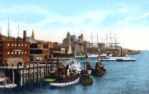 Haven van Saint John, Saint John, New Brunswick, Canada, c1900s door Unbekannt