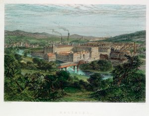 Saltaire, Yorkshire, 19e eeuw door Unbekannt