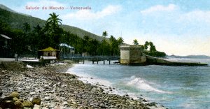 Groet van Macuto, Venezuela, 1909 door Unbekannt