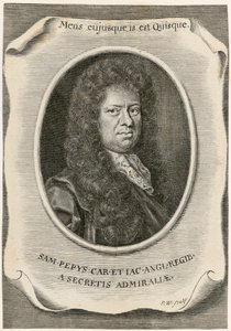 Samuel Pepys, Engelse griffier van de Marine Raad en dagboekschrijver, 1666 door Unbekannt