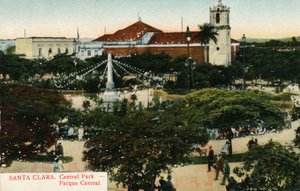Santa Clara. Centraal Park - Parque Central, ca. 1910 door Unbekannt