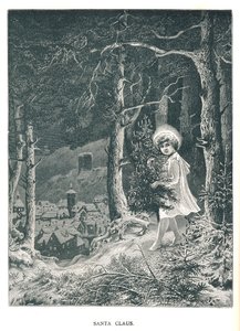 Kerstman. Illustratie uit The Strand Magazine januari-juni 1891