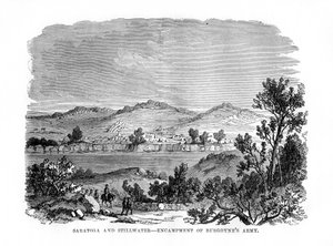 Saratoga en Stillwater, Kampementen van Burgoynes Leger, 1777, 1872