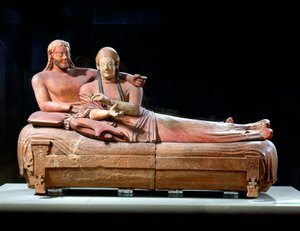Sarcophagus met liggend paar, 6e eeuw v.Chr.