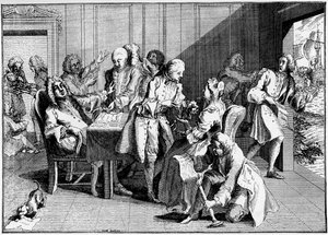 Satire op Walpole, 1738, 1910