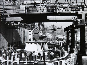Sayano-Shushenskaya waterkrachtcentrale, USSR, 1970s