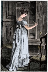 Scène uit Jane Austens Northanger Abbey