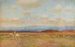 Scène in de Australische Middenlaaglanden, 1924