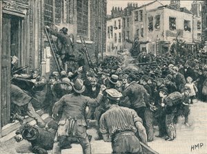 Scène in de Birmingham No Popery-rellen, 1868, 1906