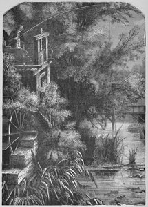 Scène aan een beek die uitmondt in de Little Juniata, 1883