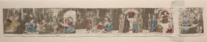 Scènes uit het Leven van de Maagd, van een Geborduurd Altaarfront, 1330s of 1340s