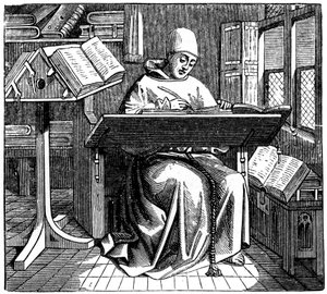 Schrijver of kopiist, 15e eeuw, 1870
