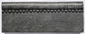 Sectie van een doodskistplatform: Horizontaal paneel, 550-577
