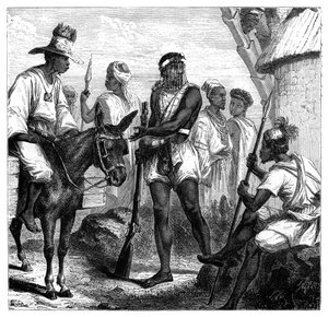 Senegalese mensen, ca. 1890 door Unbekannt