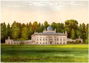 Sezincote, Gloucestershire, huis van Baronet Rushout, ca. 1880