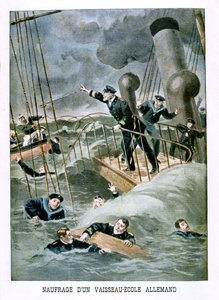 Schipbreuk van een schoolschip, Duits