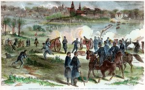 Belegering van Fredericksburg, Virginia, Amerikaanse Burgeroorlog, ca. 1864-1865