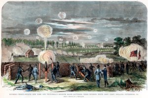 Belegering van Petersburg, Virginia, Amerikaanse Burgeroorlog, ca. 1864-1865