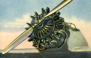 Siemens Sh 20 60 pk vliegtuigmotor, 1932