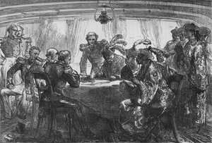 Ondertekening van het Verdrag van Nanking, ca. 1880