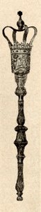 Zilveren knots gebruikt in het Virginia House of Burgesses, c1640-1770, 1937 door Unbekannt
