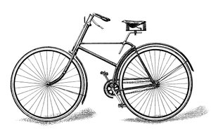 Singers speciale veiligheidsfiets, ca. 1886-1890 door Unbekannt
