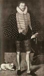Sir Christopher Hatton door Unbekannt