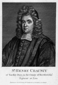 Sir Henry Chauncy, Engelse advocaat, opvoeder en antiquair door Unbekannt