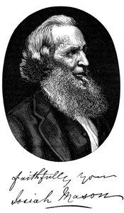 Sir Josiah Mason, Engelse Pennenfabrikant, ca. 1880 door Unbekannt