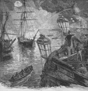 Sir Richard Strachan Hield Een Enorme Kanonnade Vol, 1902 door Unbekannt