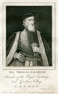 Sir Thomas Gresham, Britse koopman en financier, 16e eeuw 1793 door Unbekannt
