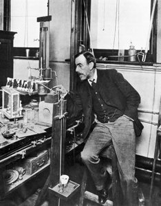 Sir William Ramsay, Schotse chemicus, circa 1900 door Unbekannt