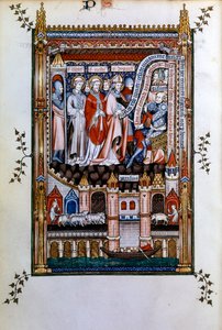 Sisinnius spoort St. Denis aan om zijn geloof af te zweren, 1317