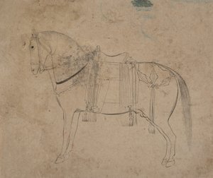 Schets van een Paard, late 18e eeuw