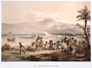 Slavenkonvooi op Mars, 1852 door Unbekannt