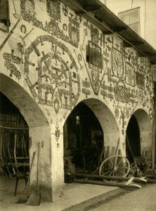 Smederij bij Admont Abdij, Oostenrijk, c1935 door Unbekannt