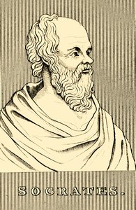 Socrates, c470-399 v.Chr., 1830 door Unbekannt
