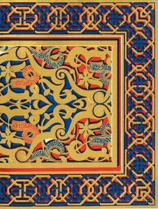 Plafond van de boog, ingang van de Hal van Abencerrages, 1907