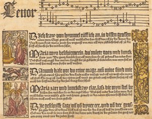 Lied voor de Maagd, c. 1500 door Unbekannt