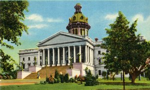 South Carolina State Capitol, Columbia, S.C., 1942 door Unbekannt