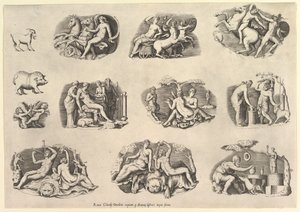 Speculum Romanae Magnificentiae: Onderwerpen naar de oudheid