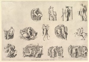Speculum Romanae Magnificentiae: Onderwerpen naar de Oudheid, uitgevoerd ca. 1550-77, gedrukt na 1577