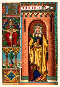 Sint Barbara, 1886 door Unbekannt