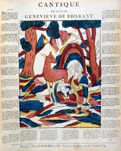 Sint Genoveva van Brabant in het bos, 19e eeuw